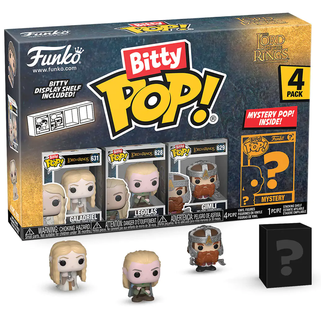 The Lord of the Rings Funko Bitty POP 4 db-os figura csomag Galadriel termékfotó