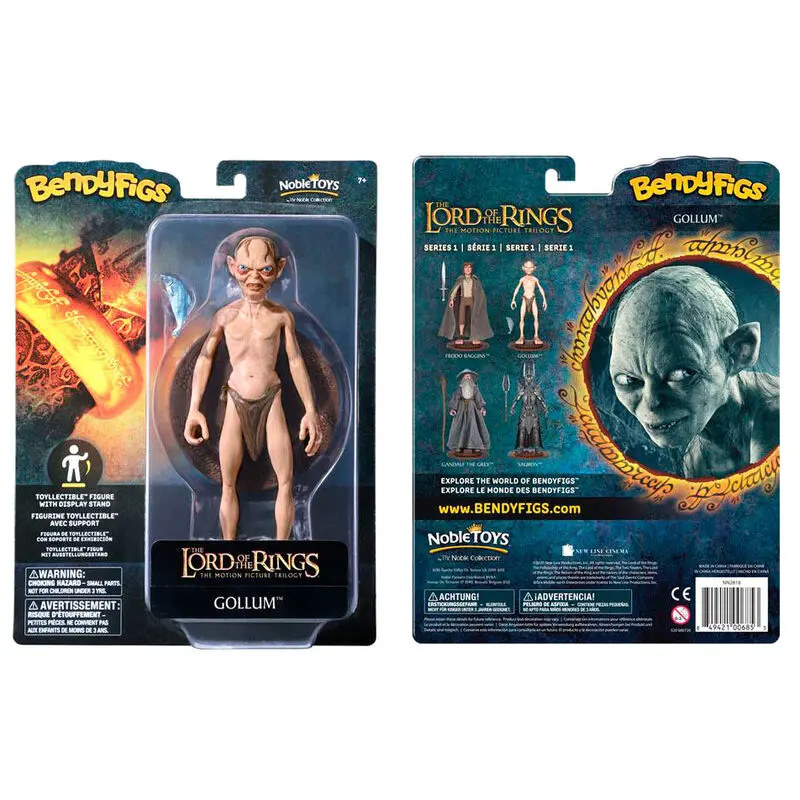 The Lord of the Rings Gollum Bendyfigs malleable figura 19cm termékfotó