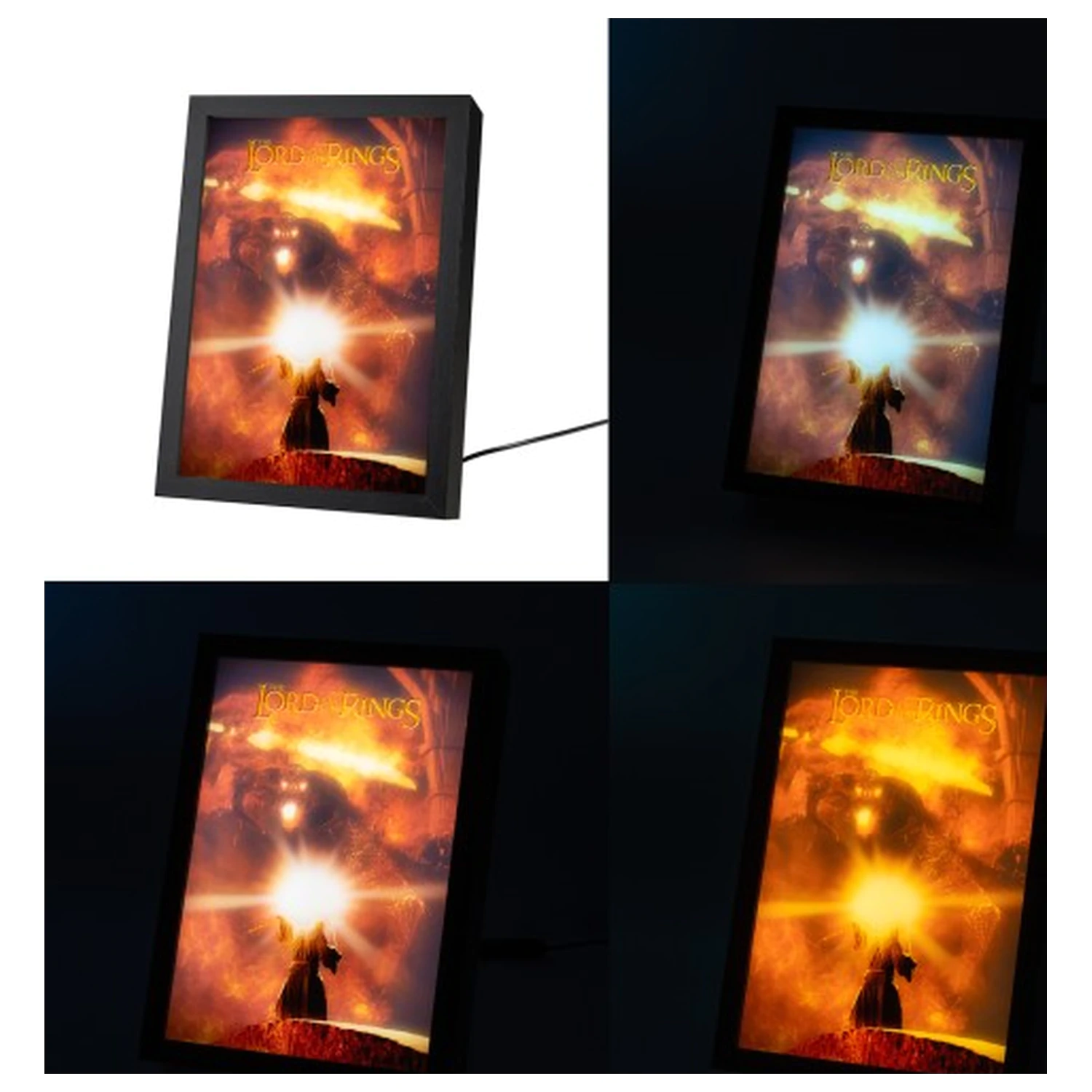 The Lord of the Rings keretezett LED Panel 28 x 20 cm termékfotó