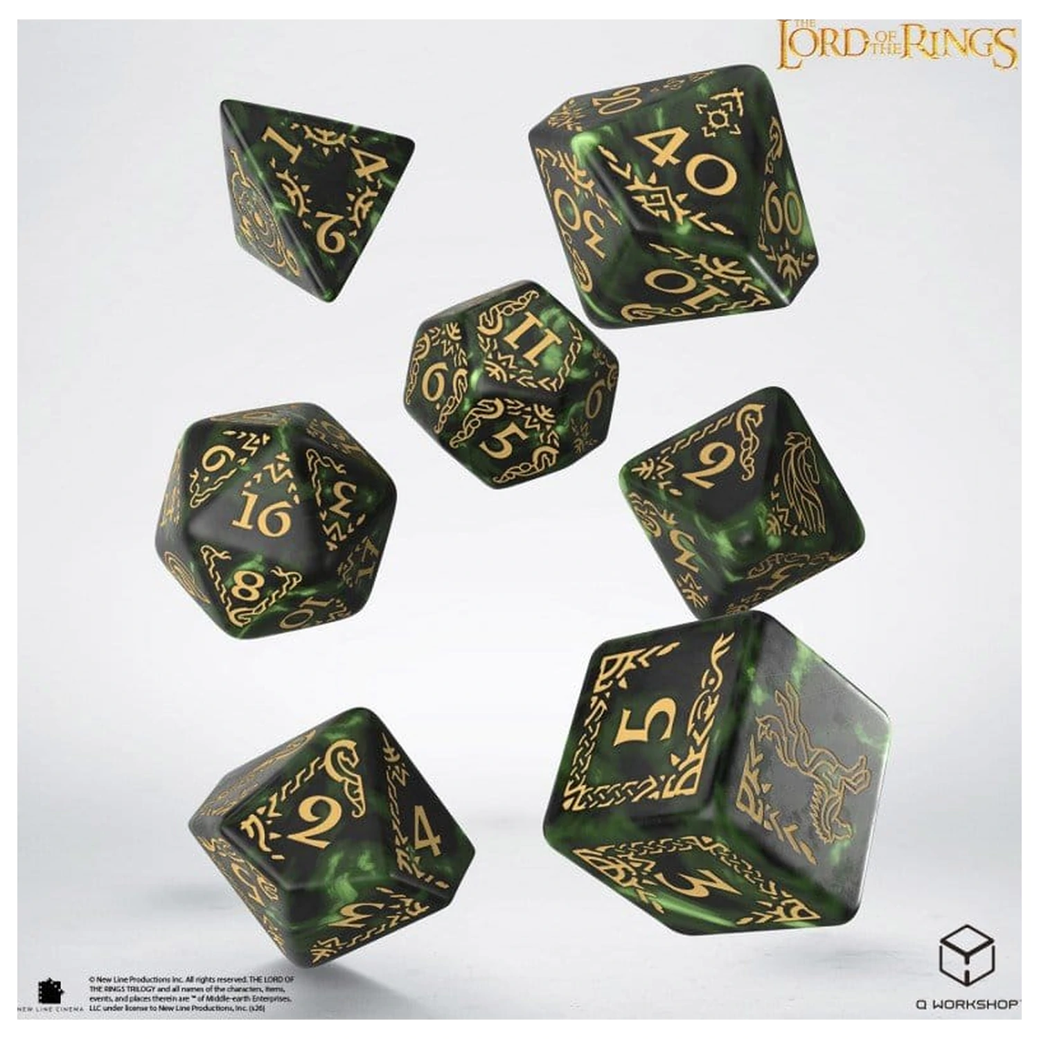 The Lord of the Rings Rohan 7 db-os dobókocka csomag  termékfotó