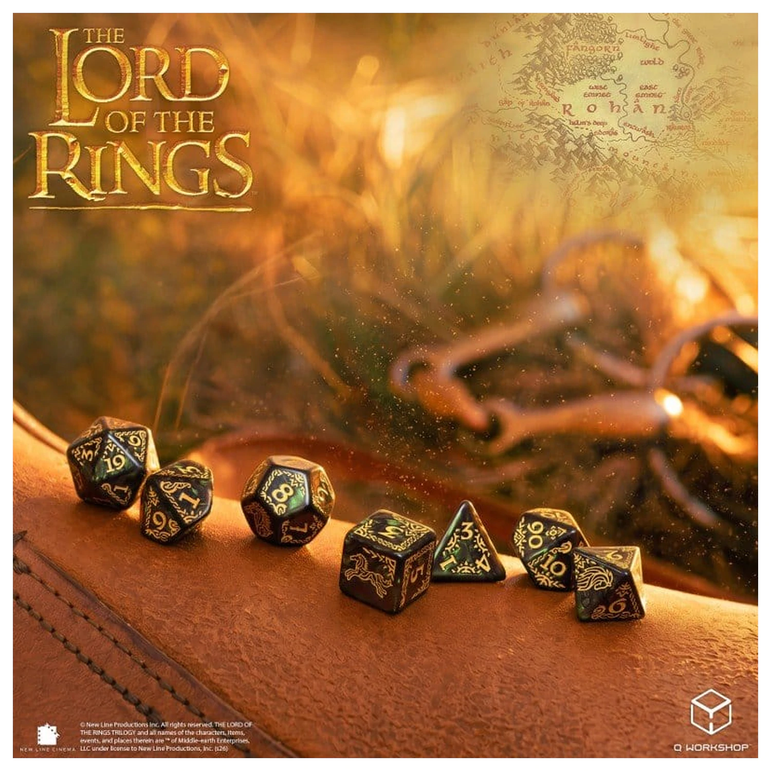 The Lord of the Rings Rohan 7 db-os dobókocka csomag  termékfotó