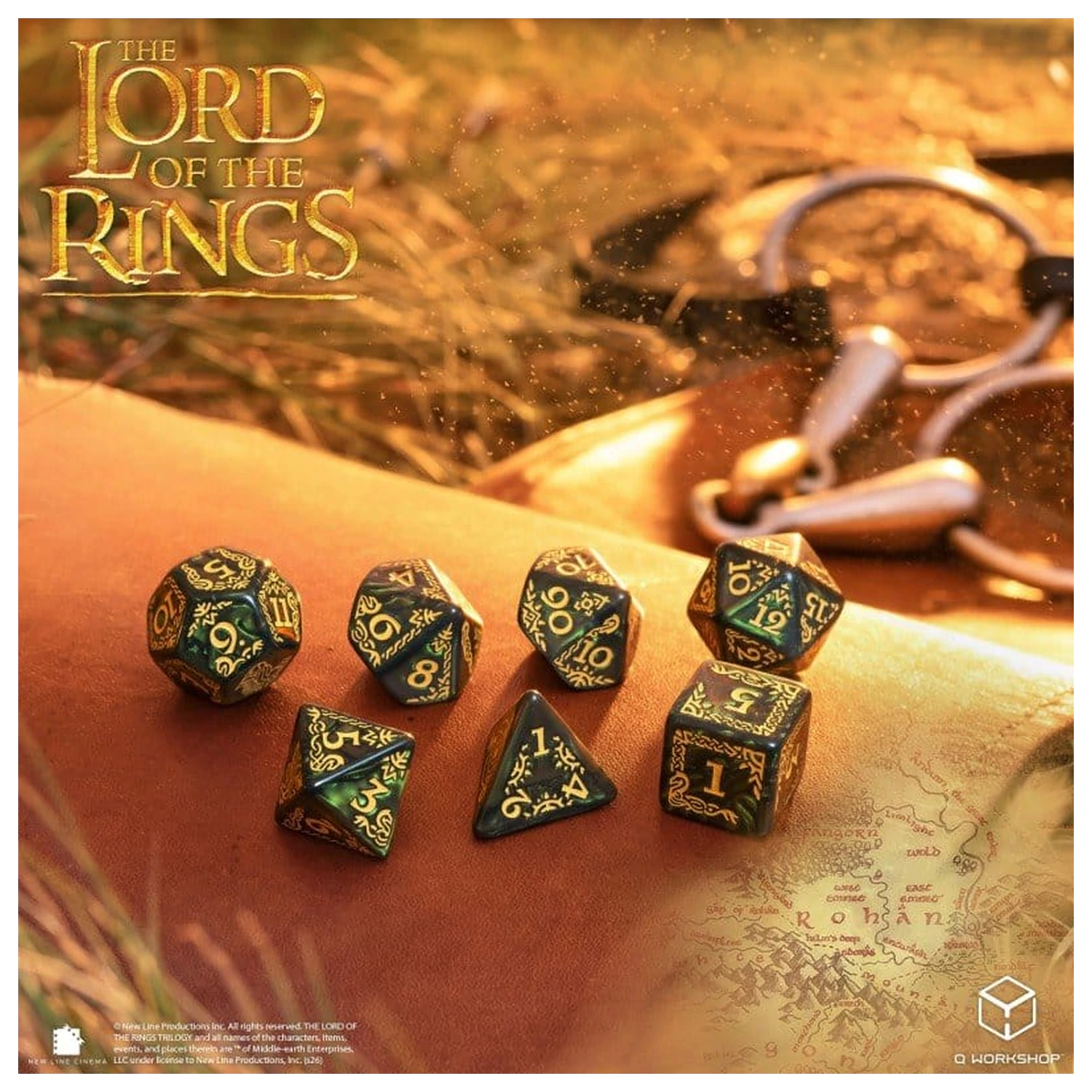 The Lord of the Rings Rohan 7 db-os dobókocka csomag  termékfotó