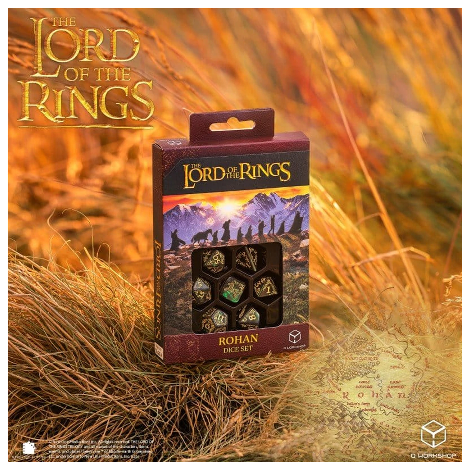 The Lord of the Rings Rohan 7 db-os dobókocka csomag  termékfotó