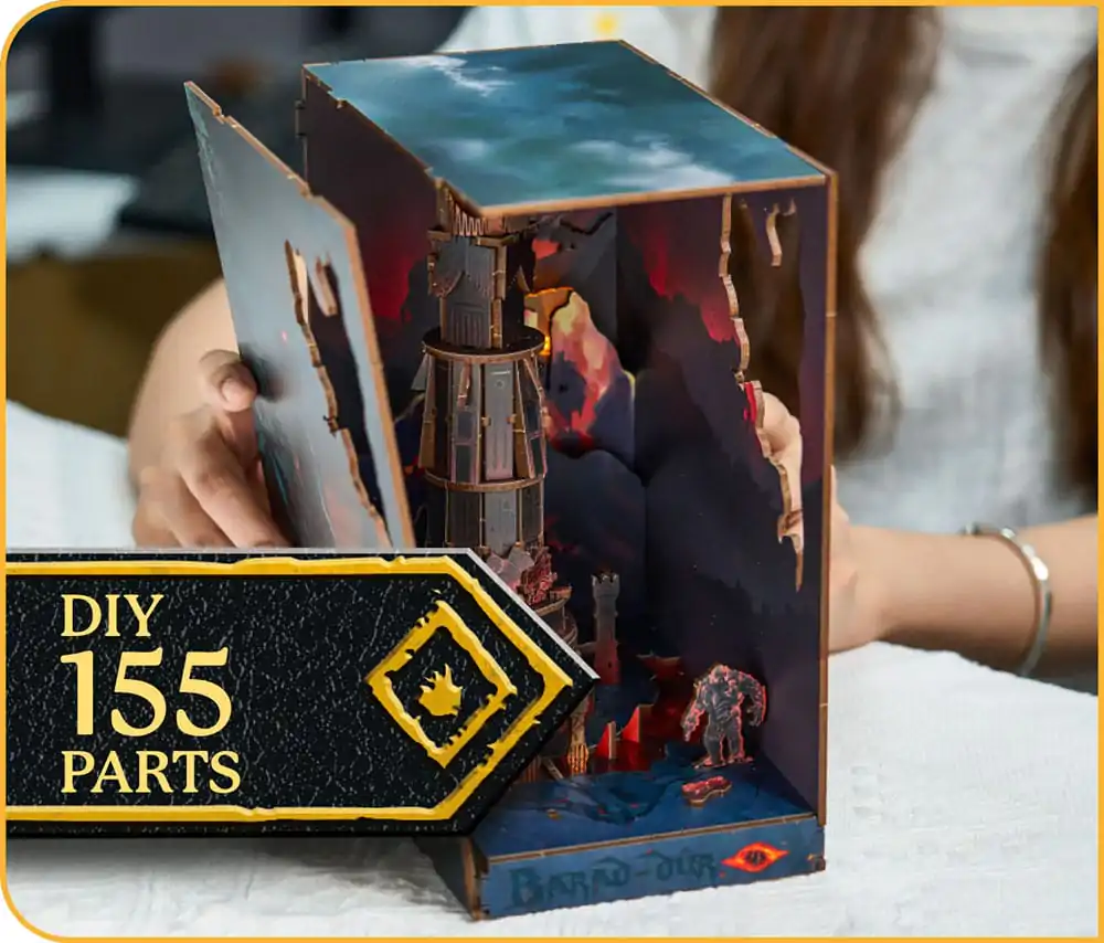 The Lord of the Rings Tiny Adventures Book Nook Mini Diorama Barad-Dûr 23 cm termékfotó