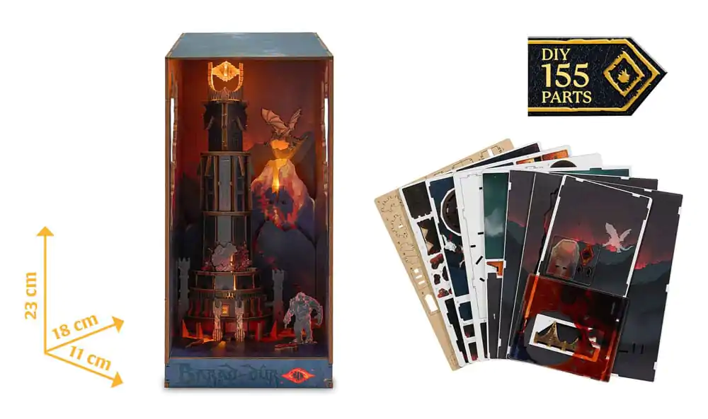 The Lord of the Rings Tiny Adventures Book Nook Mini Diorama Barad-Dûr 23 cm termékfotó