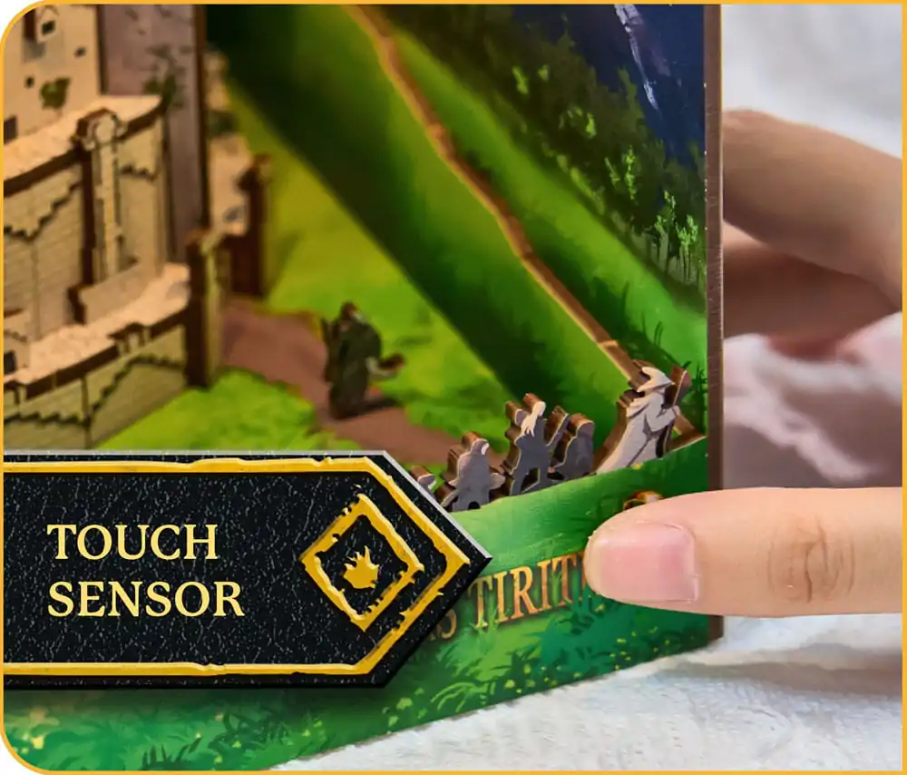 The Lord of the Rings Tiny Adventures Book Nook Mini Diorama Minas Tirith 23 cm termékfotó