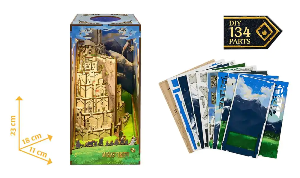 The Lord of the Rings Tiny Adventures Book Nook Mini Diorama Minas Tirith 23 cm termékfotó