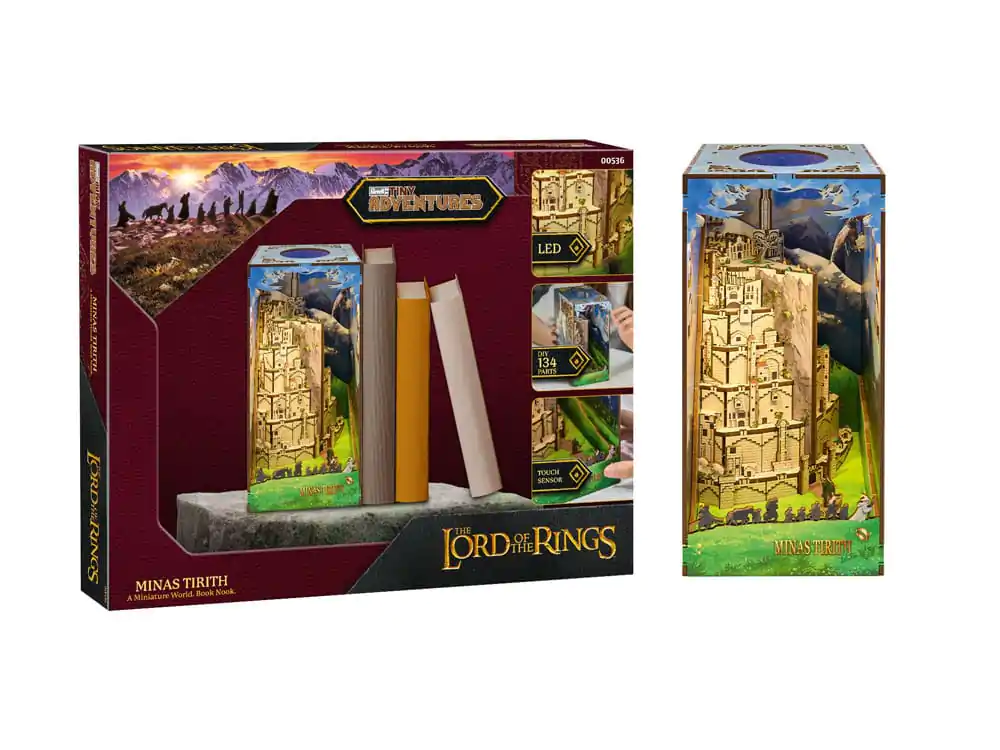 The Lord of the Rings Tiny Adventures Book Nook Mini Diorama Minas Tirith 23 cm termékfotó