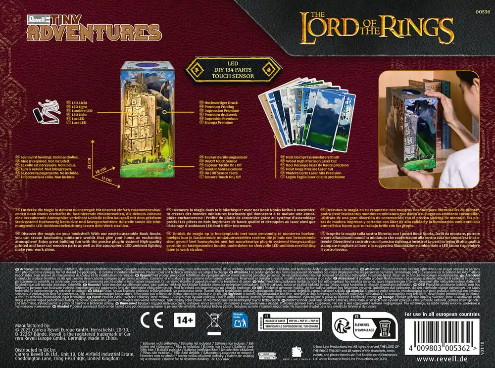 The Lord of the Rings Tiny Adventures Book Nook Mini Diorama Minas Tirith 23 cm termékfotó