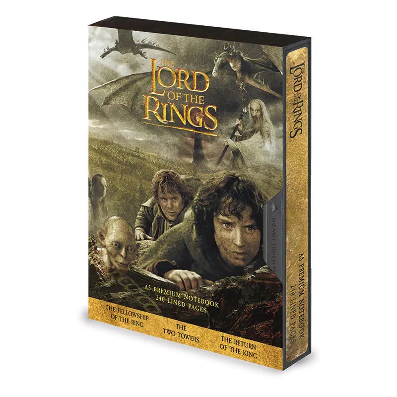 The Lord of the Rings VHS A5 jegyzetfüzet termékfotó