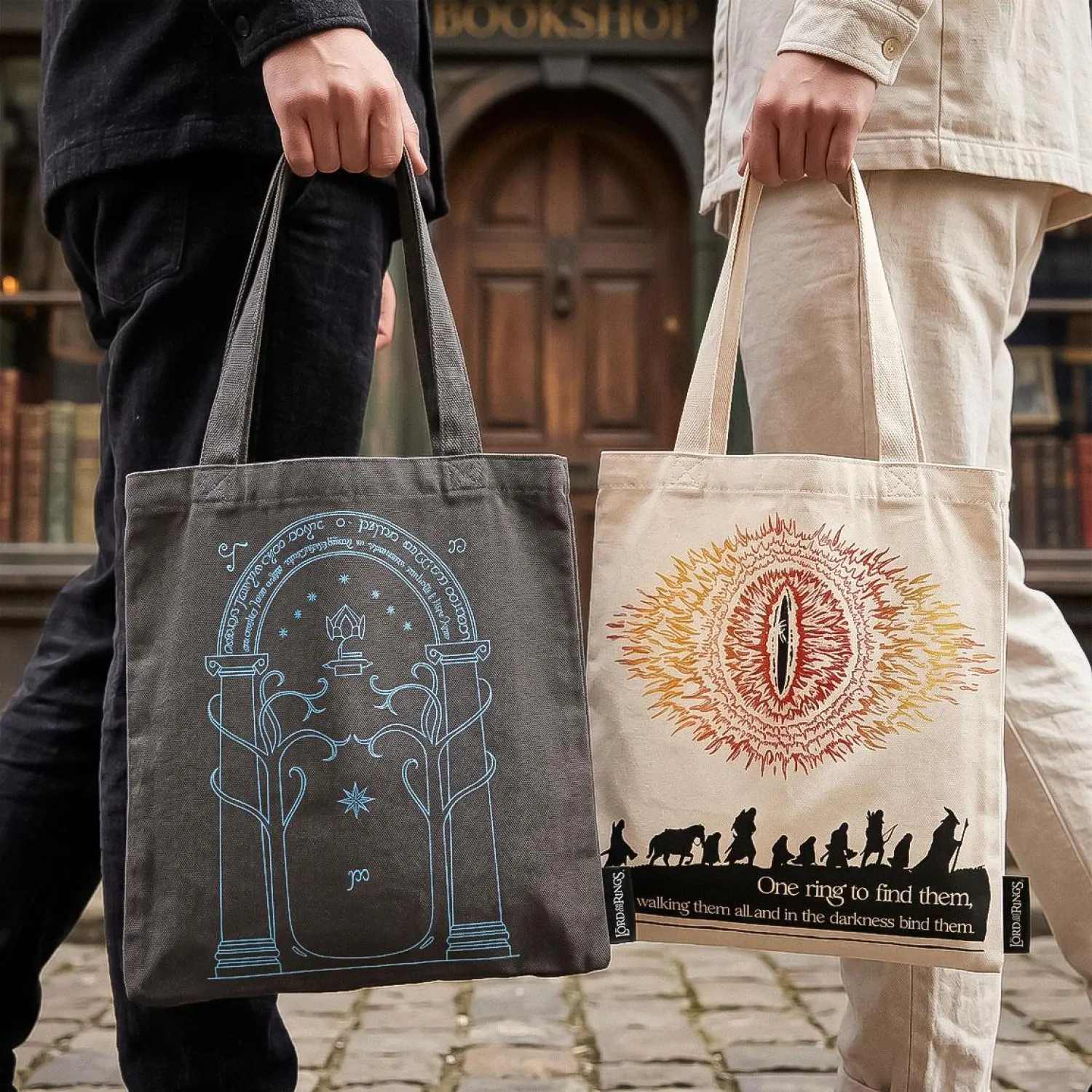 The Lord of the Rings sötét bevásárlótáska termékfotó