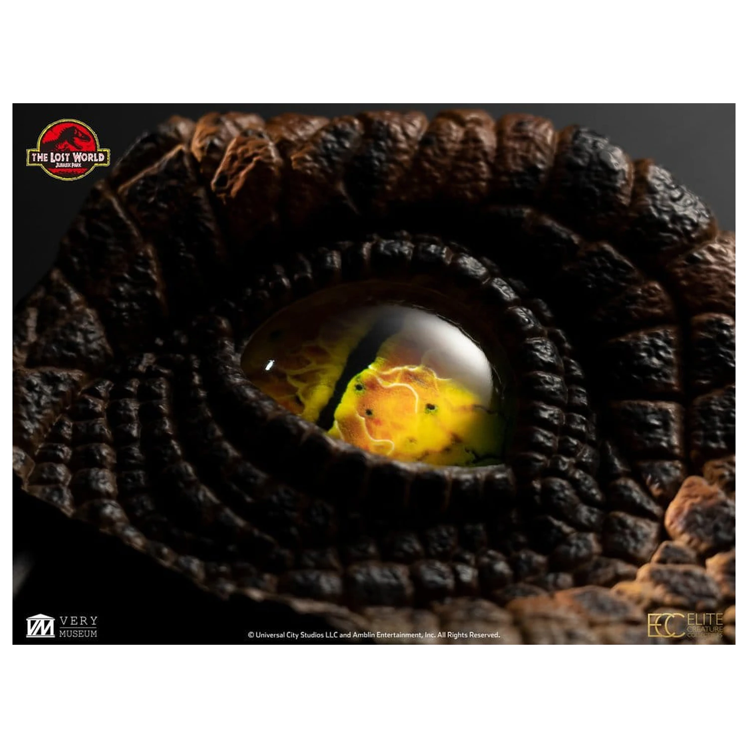 The Lost World: Jurassic Park replika mellszobor figura Male Velociraptor Eye Prop 23 cm   termékfotó
