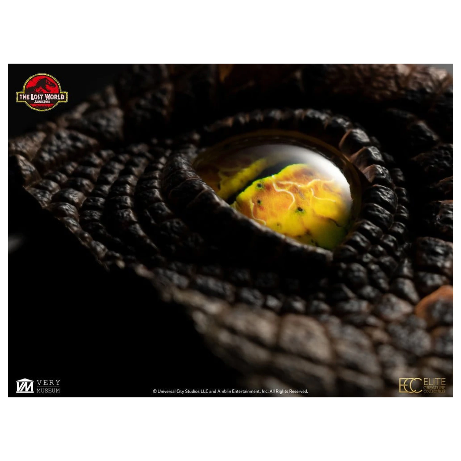 The Lost World: Jurassic Park replika mellszobor figura Male Velociraptor Eye Prop 23 cm   termékfotó
