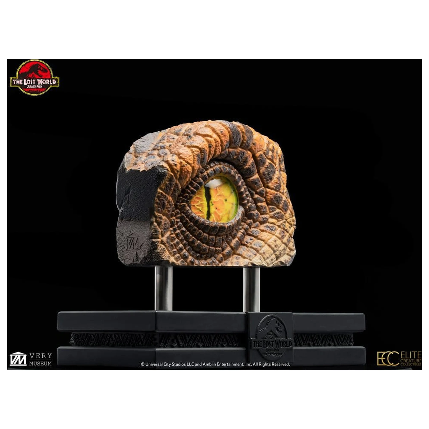 The Lost World: Jurassic Park replika mellszobor figura Male Velociraptor Eye Prop 23 cm   termékfotó