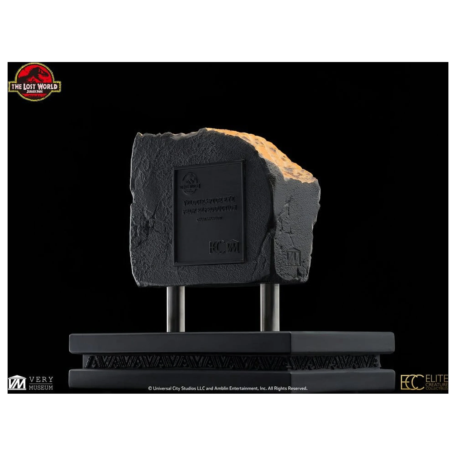 The Lost World: Jurassic Park replika mellszobor figura Male Velociraptor Eye Prop 23 cm   termékfotó