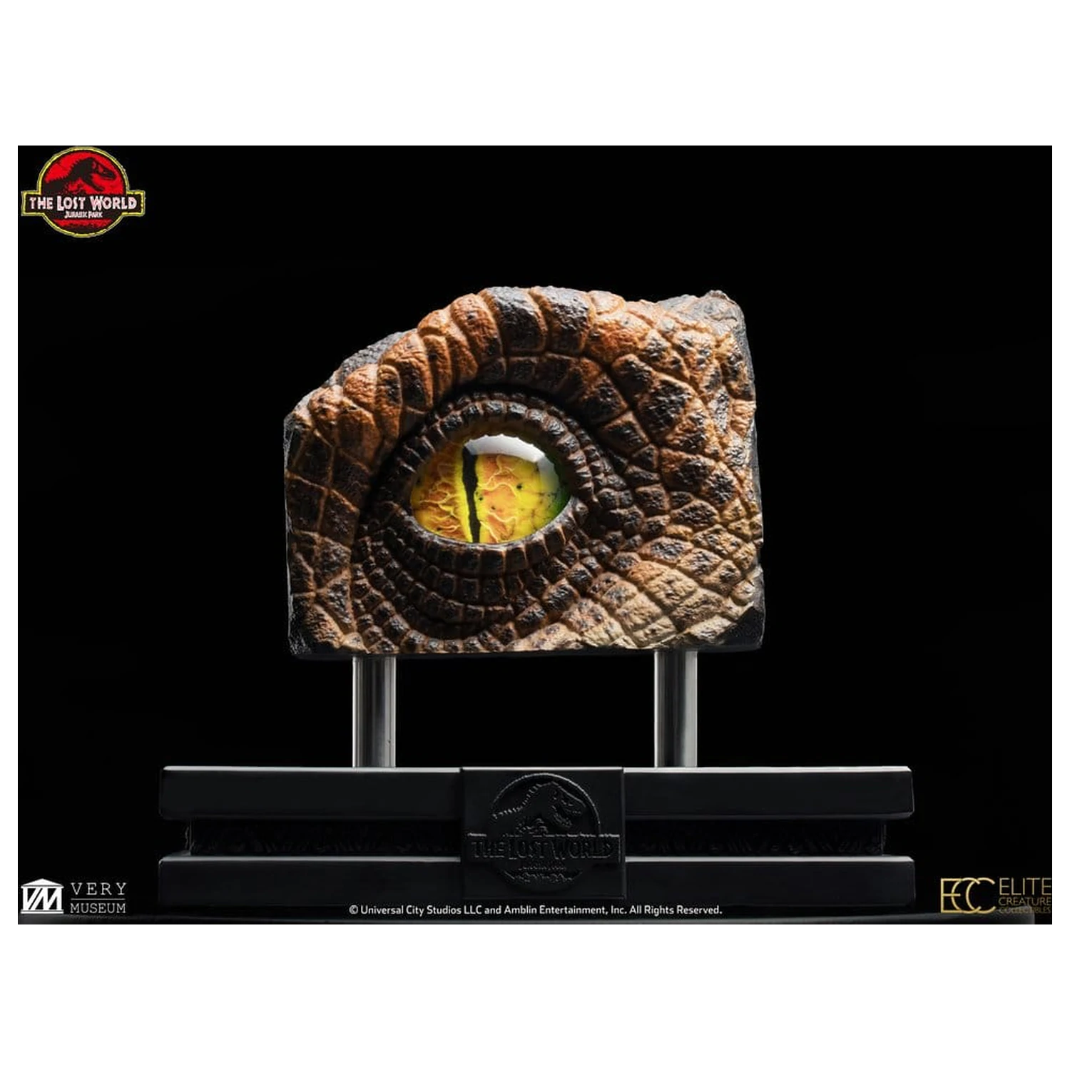 The Lost World: Jurassic Park replika mellszobor figura Male Velociraptor Eye Prop 23 cm   termékfotó