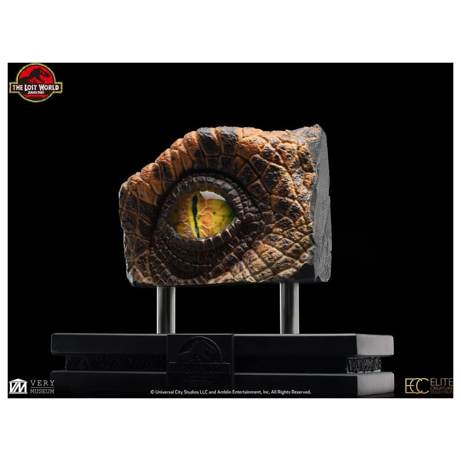 The Lost World: Jurassic Park replika mellszobor figura Male Velociraptor Eye Prop 23 cm   termékfotó