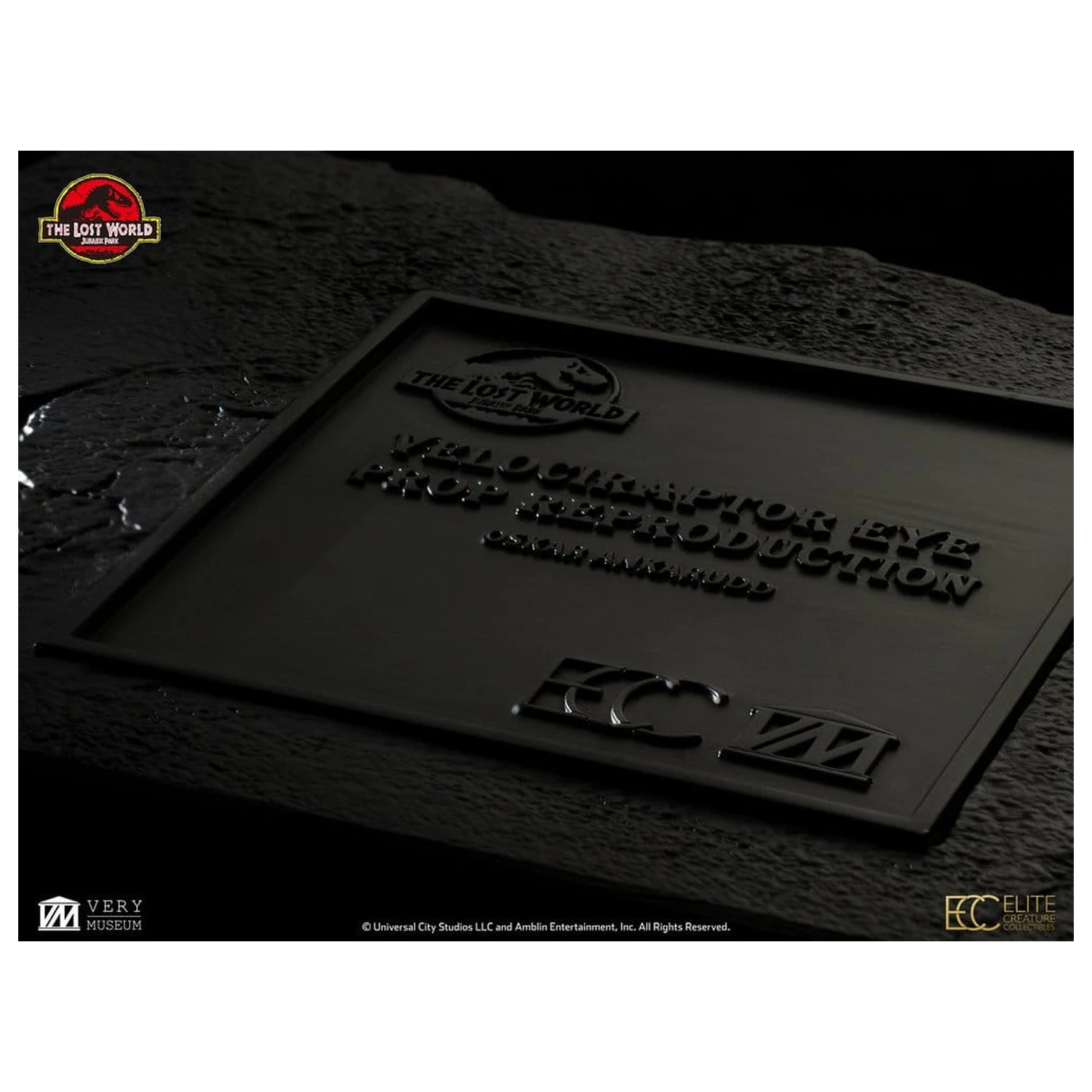 The Lost World: Jurassic Park replika mellszobor figura Male Velociraptor Eye Prop 23 cm   termékfotó