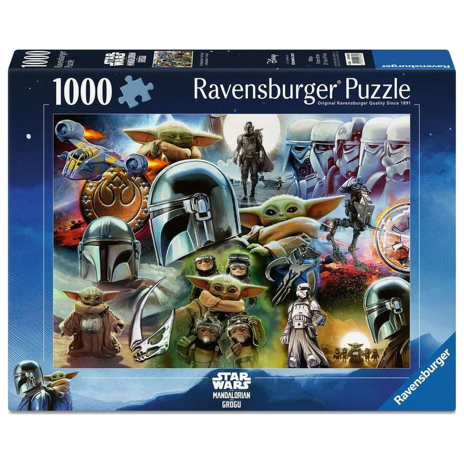 The Mandalorian and Grogu puzzle (1000 darab) termékfotó