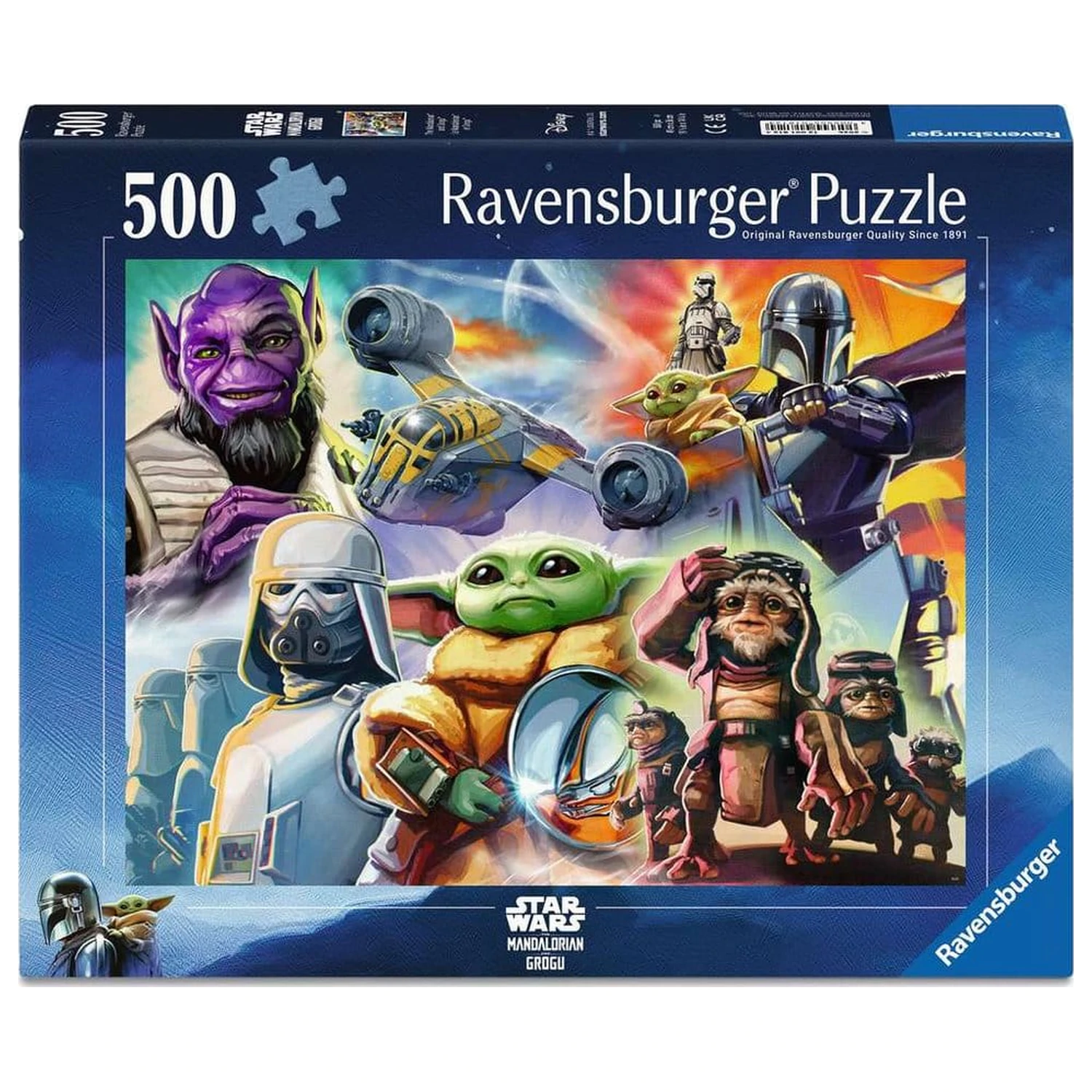 The Mandalorian and Grogu puzzle (500 darab) termékfotó