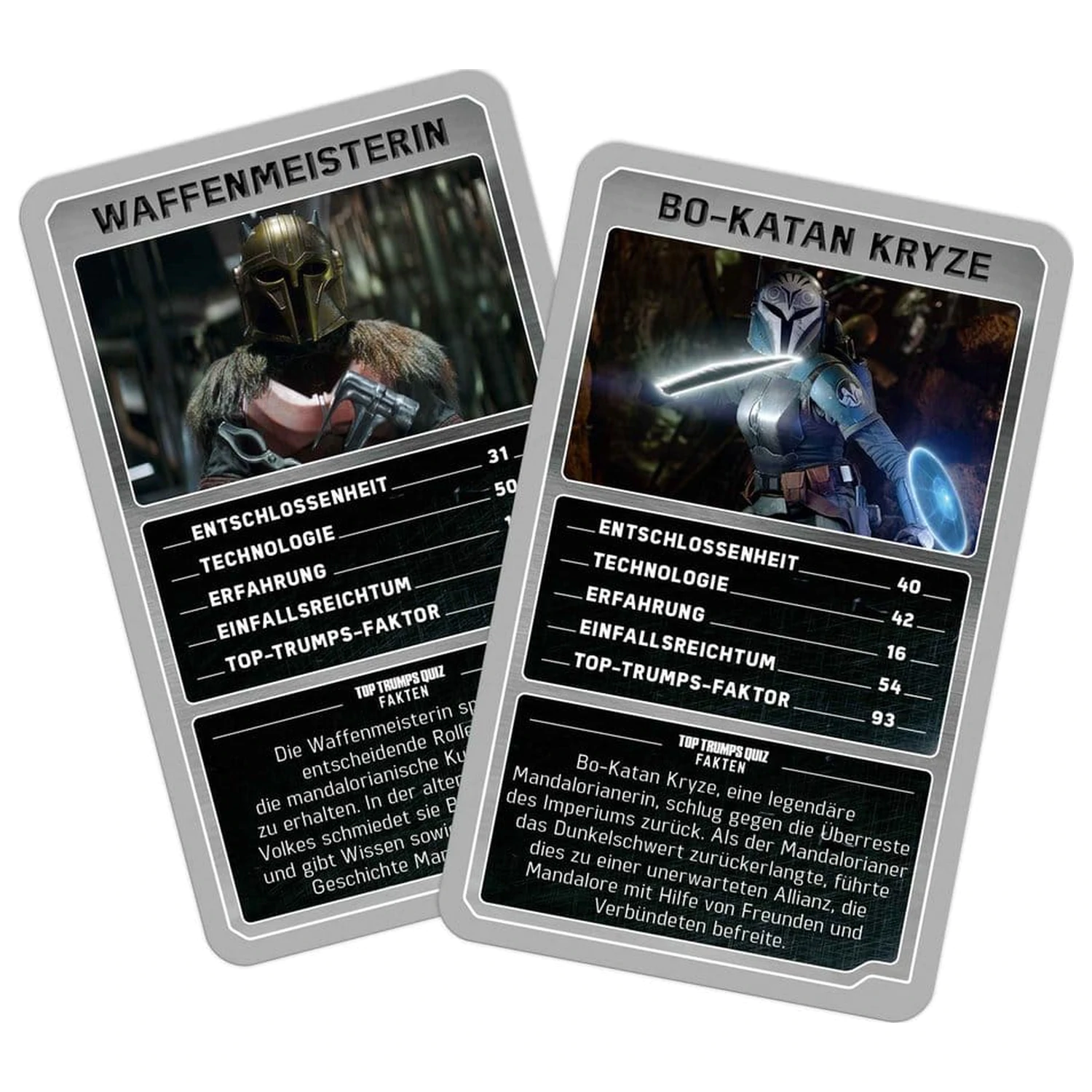 The Mandalorian and Grogu Top Trumps Collectables német nyelvű kártyajáték  termékfotó