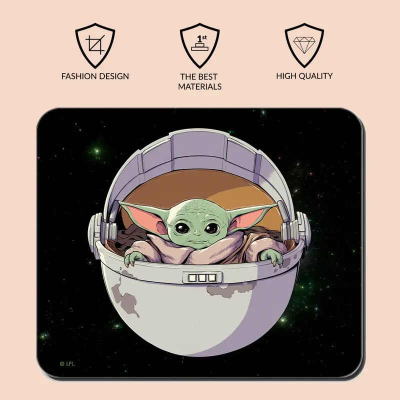 The Mandalorian Baby Yoda egérpad termékfotó