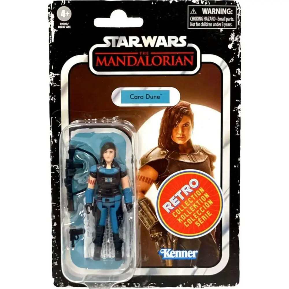 The Mandalorian Cara Dune retro figura 9cm termékfotó