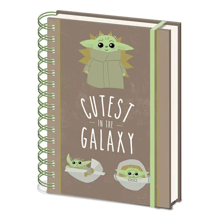 The Mandalorian Cutest in the Galaxy A5 jegyzetfüzet termékfotó