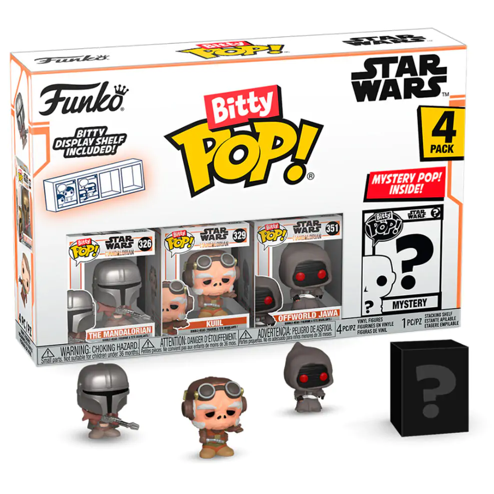 The Mandalorian Funko Bitty POP 4 db-os figura csomag Mandalorian termékfotó