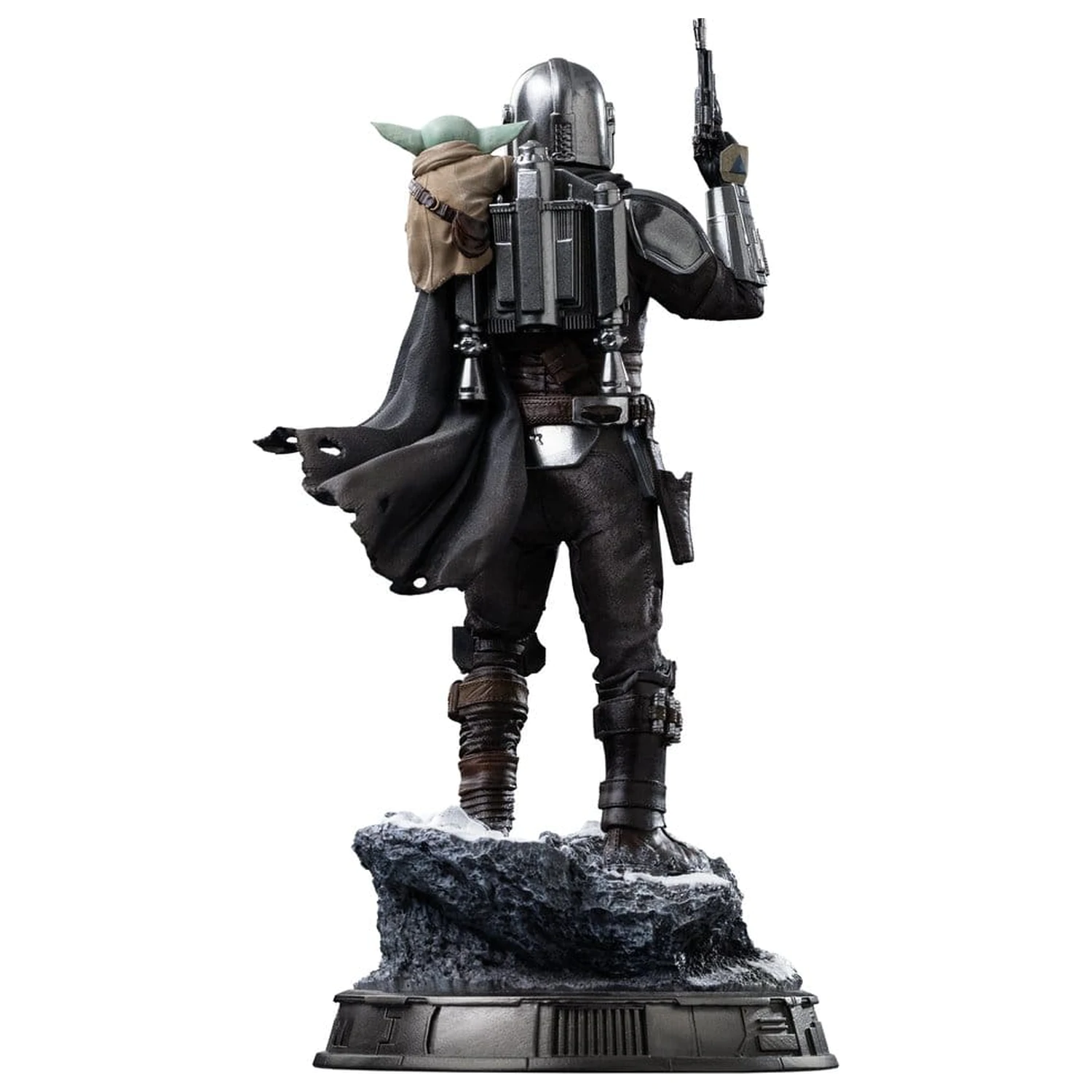 The Mandalorian & Grogu Art Scale 1/10 The Mandalorian and Grogu szobor figura 25 cm termékfotó