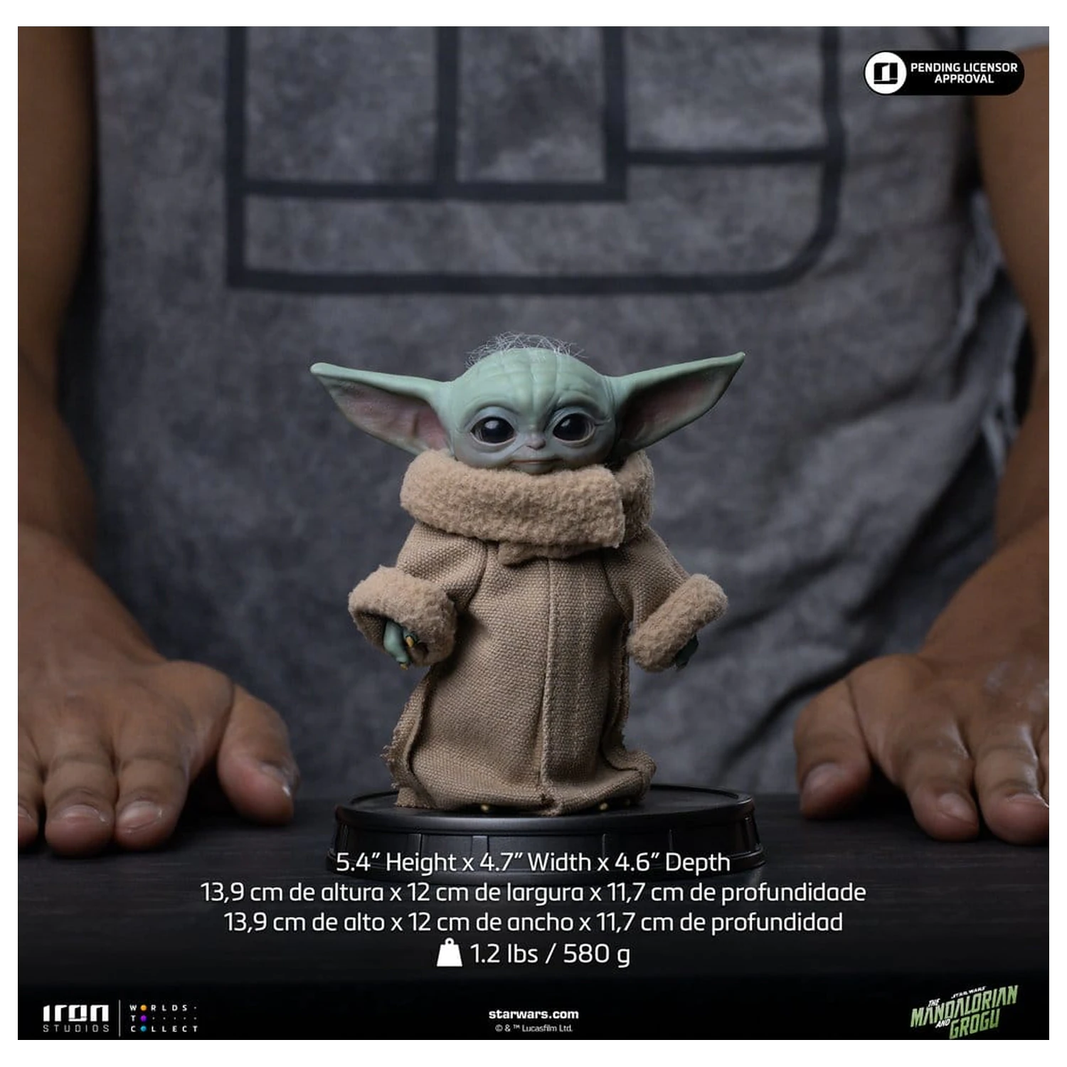 The Mandalorian & Grogu Grogu Collection Grogu Always Curious szobor figura  termékfotó