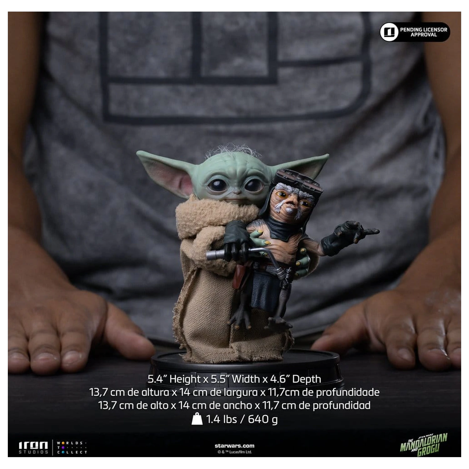 The Mandalorian & Grogu Grogu Collection Grogu No Squeezy szobor figura  termékfotó