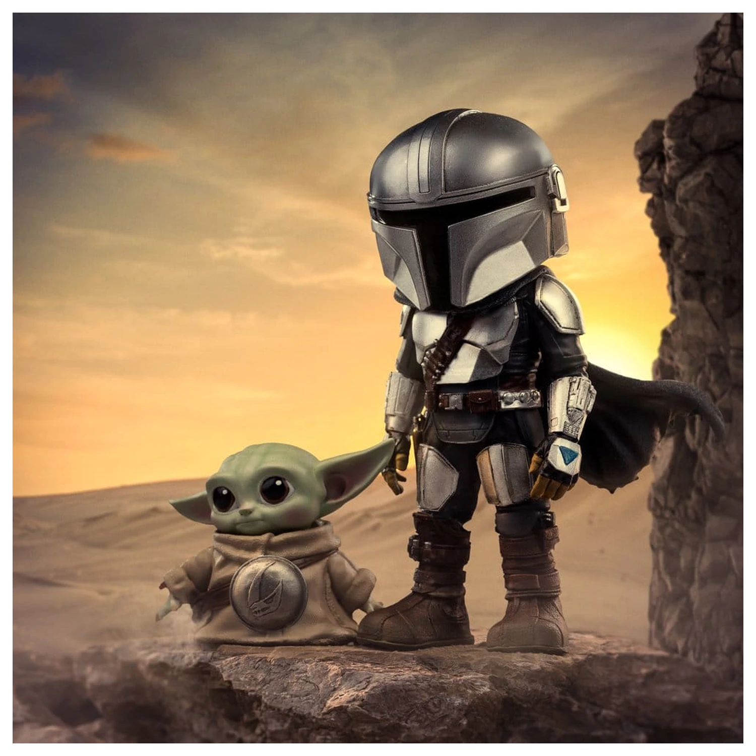 The Mandalorian & Grogu MiniCo figura The Mandalorian and Grogu termékfotó