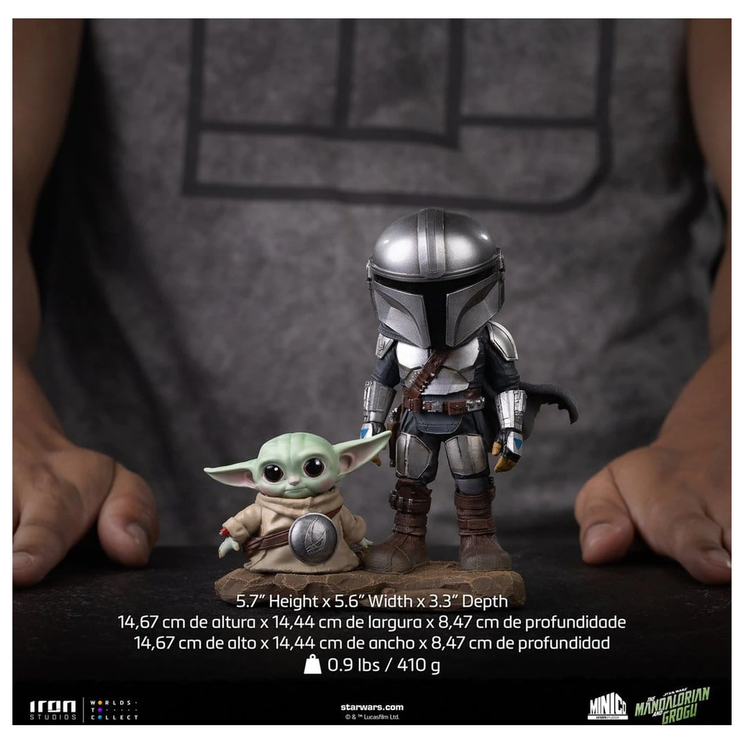 The Mandalorian & Grogu MiniCo figura The Mandalorian and Grogu termékfotó