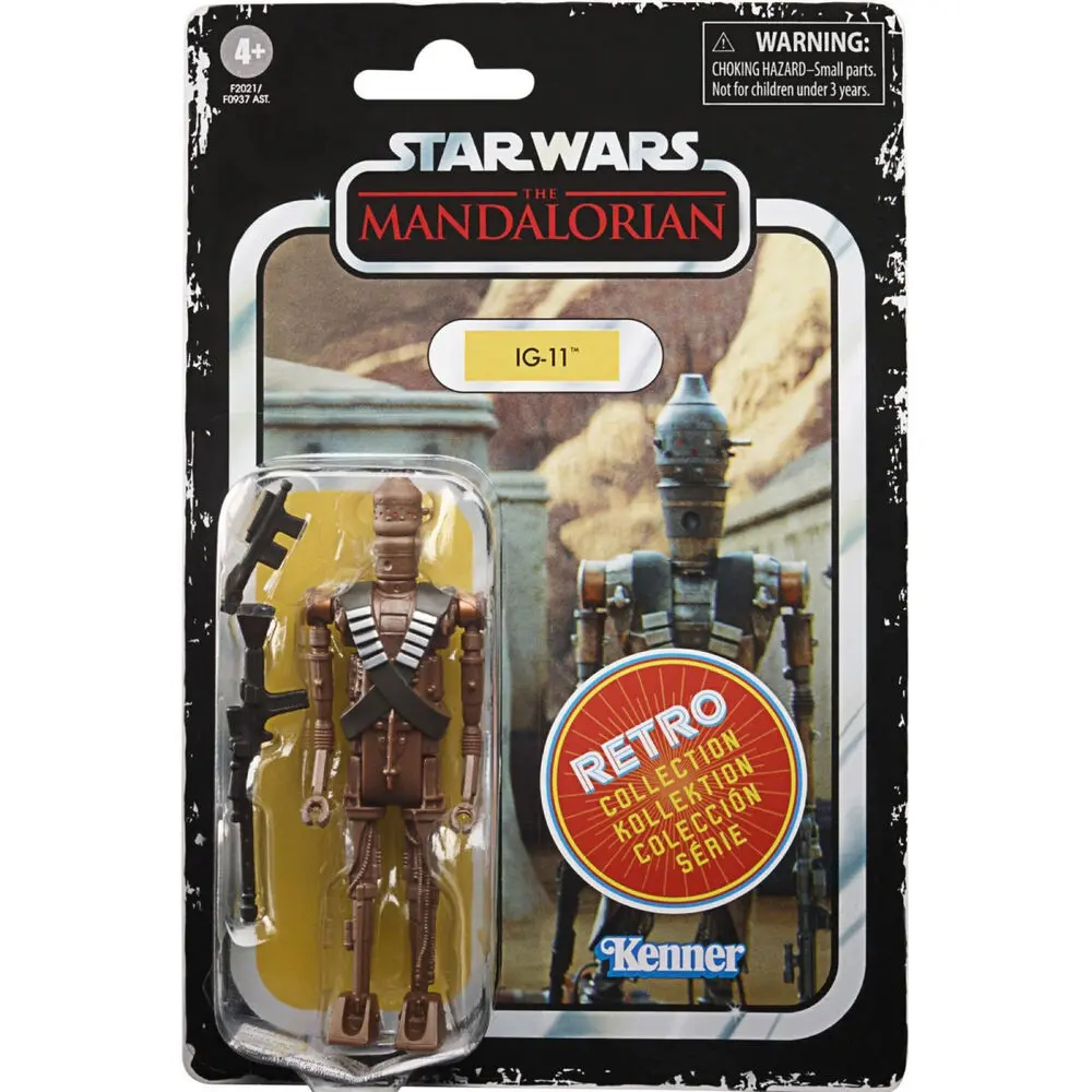 The Mandalorian Ig-11 retro figura 9cm termékfotó