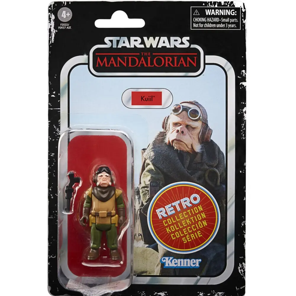 The Mandalorian Kuiil retro figura 7cm termékfotó