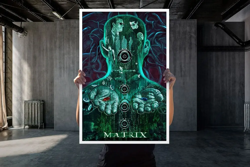 The Matrix Art Print 41 x 61 cm - keretezetlen vászonkép termékfotó