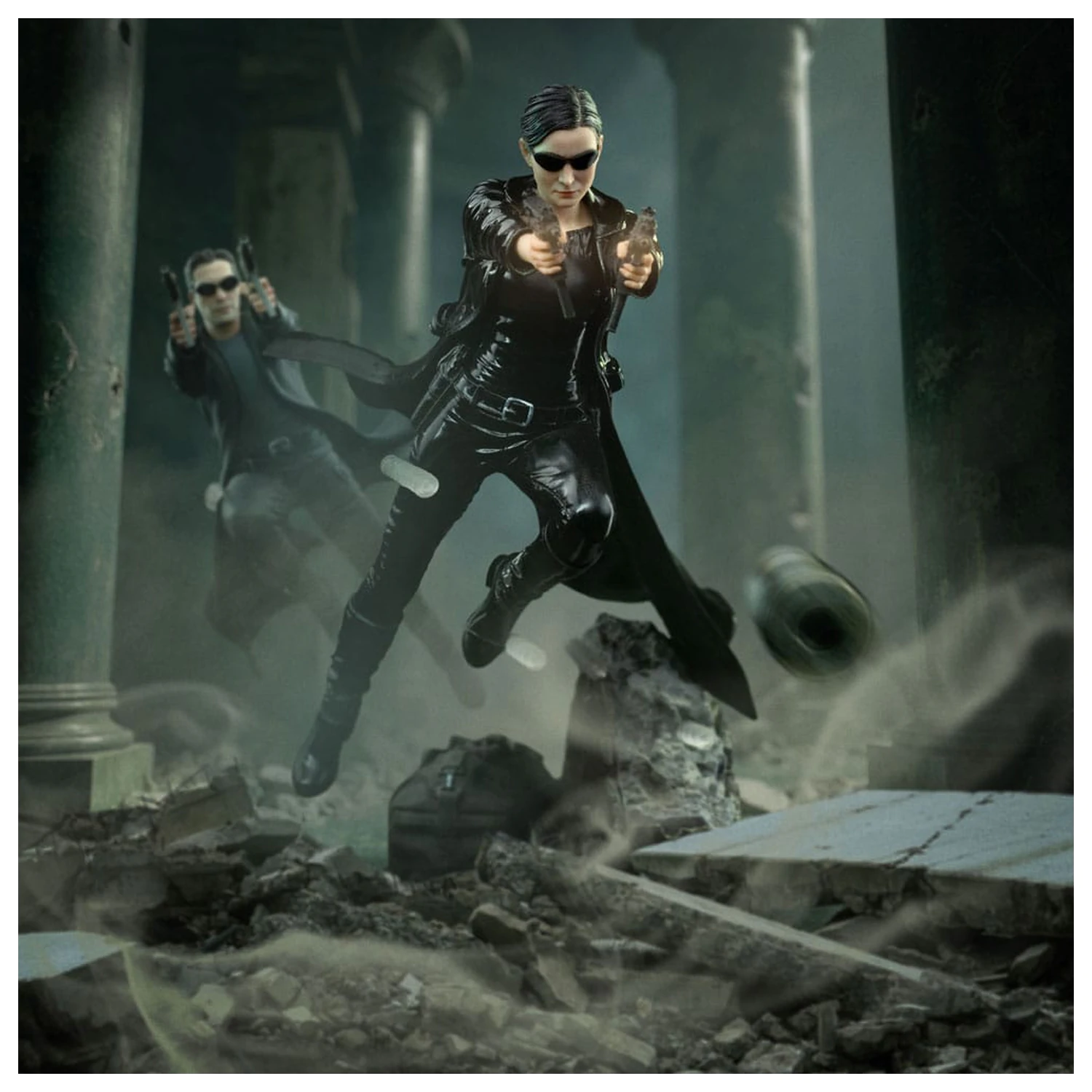 The Matrix Art Scale 1/10 Trinity szobor figura 22 cm      termékfotó
