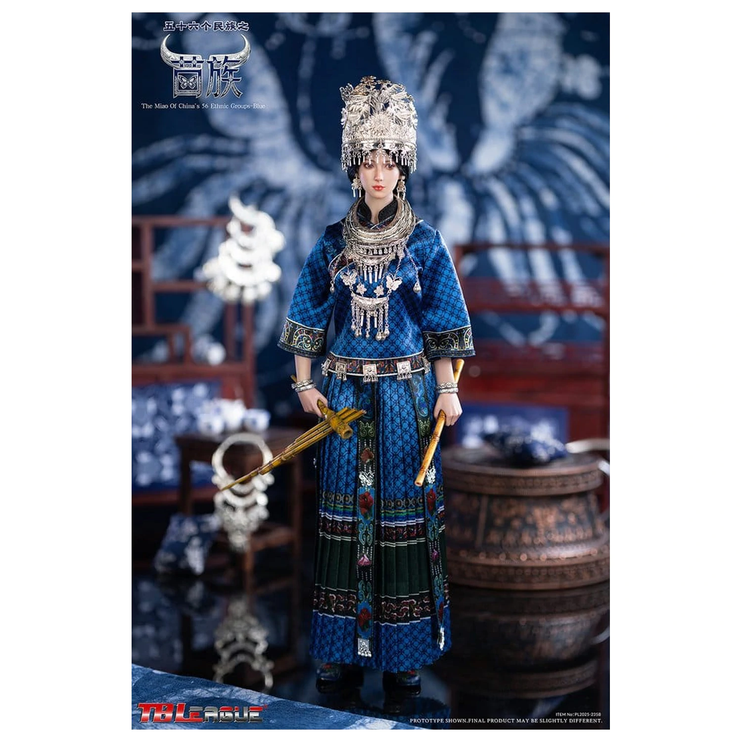 The Miao of China's 56 Ethnic Groups figura 1/6 Blue 30 cm termékfotó