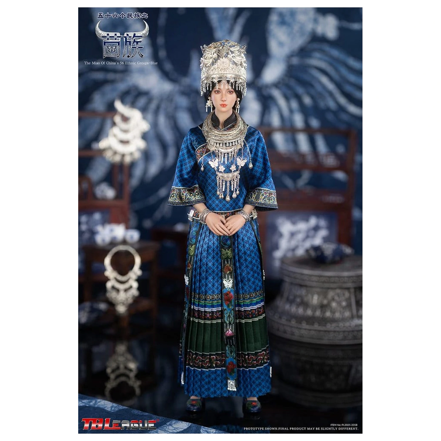 The Miao of China's 56 Ethnic Groups figura 1/6 Blue 30 cm termékfotó