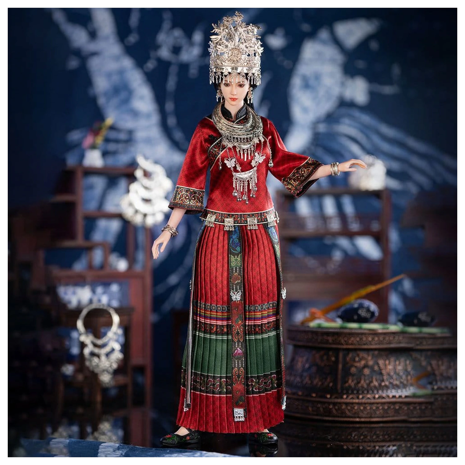 The Miao of China's 56 Ethnic Groups figura 1/6 Red 30 cm termékfotó