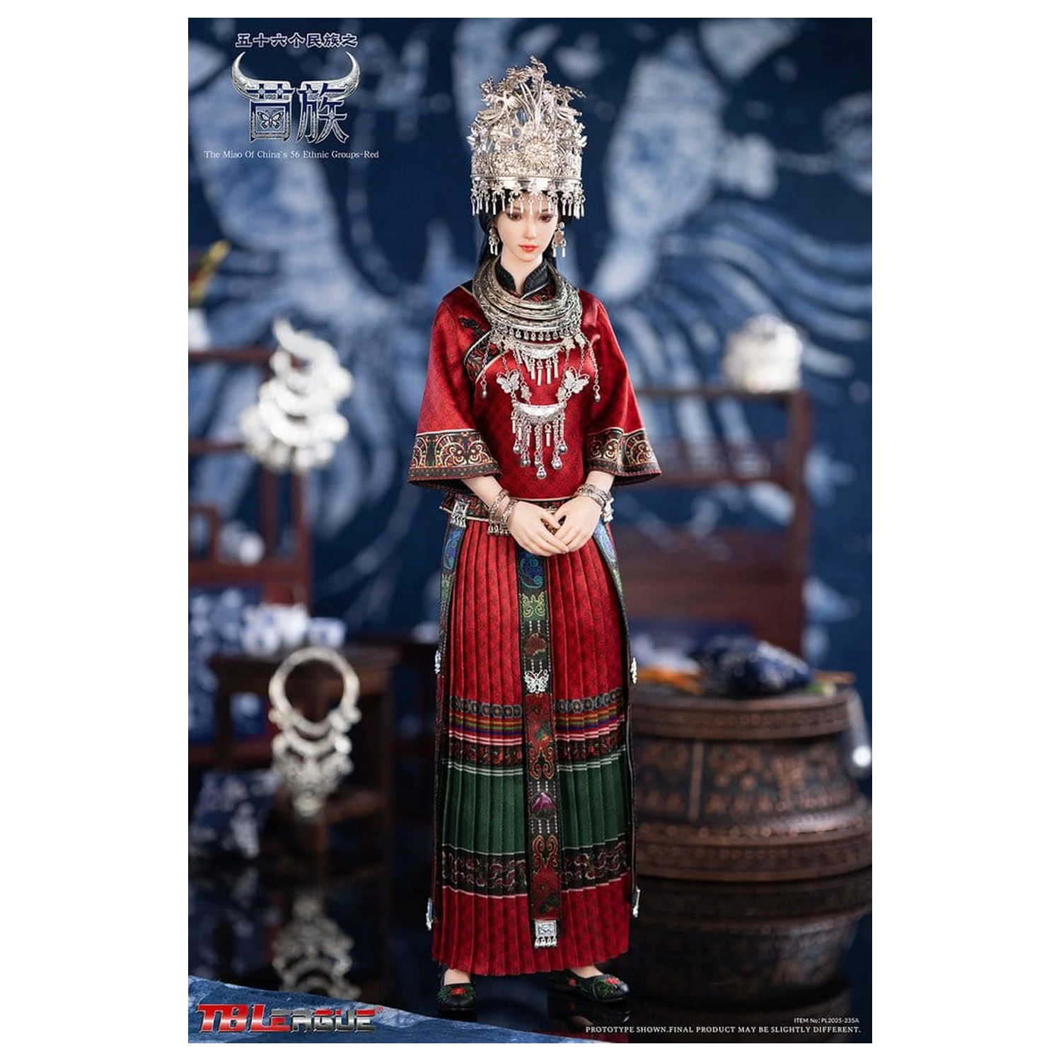 The Miao of China's 56 Ethnic Groups figura 1/6 Red 30 cm termékfotó