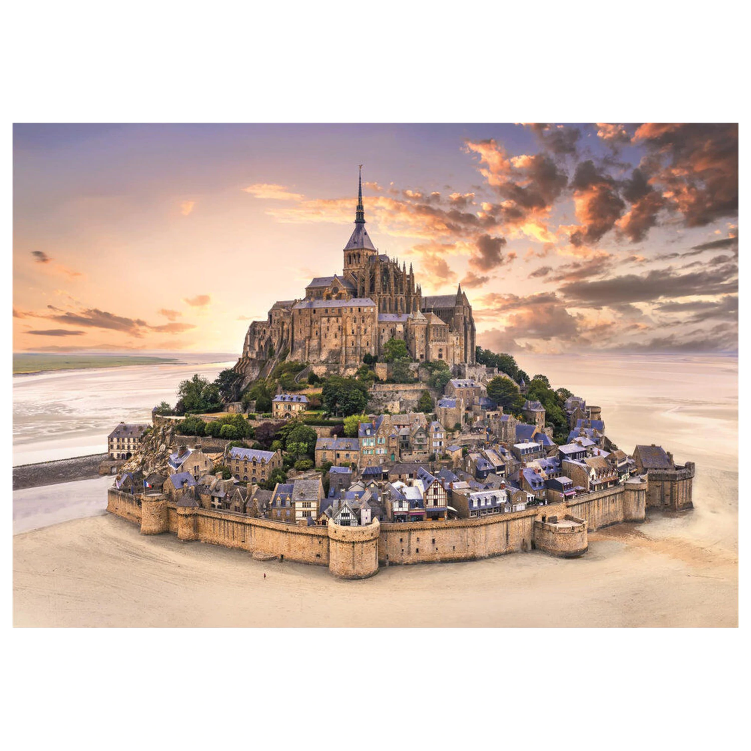 The Mont Saint-Michel Risin puzzle 1500db-os termékfotó