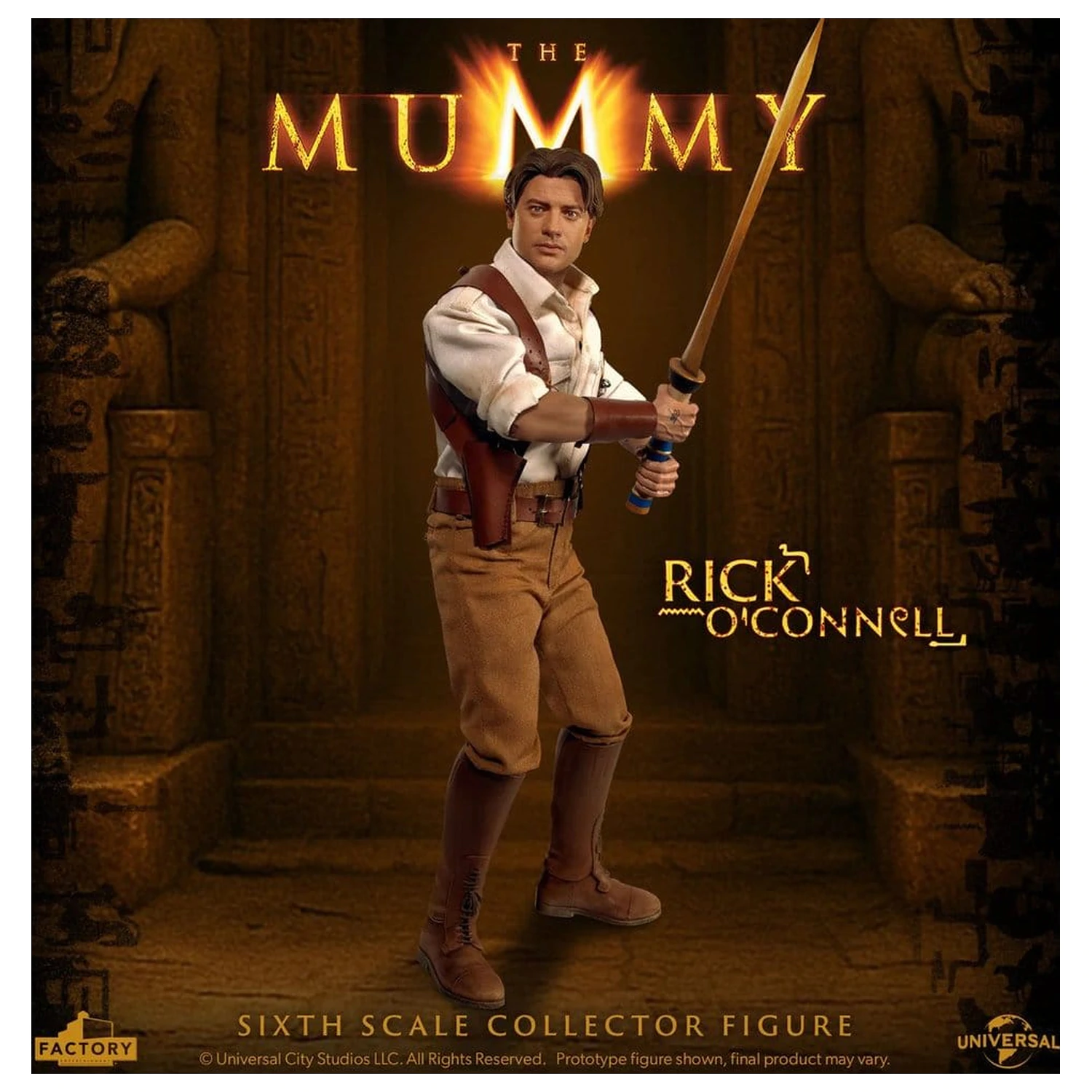 The Mummy 1/6 Rick O’Connell akciófigura 30 cm termékfotó