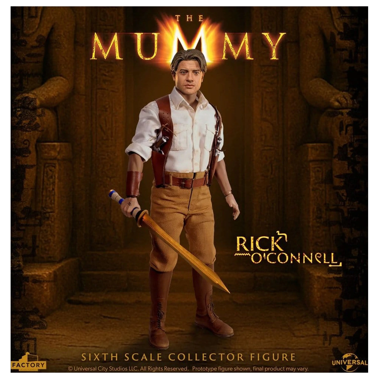 The Mummy 1/6 Rick O’Connell akciófigura 30 cm termékfotó