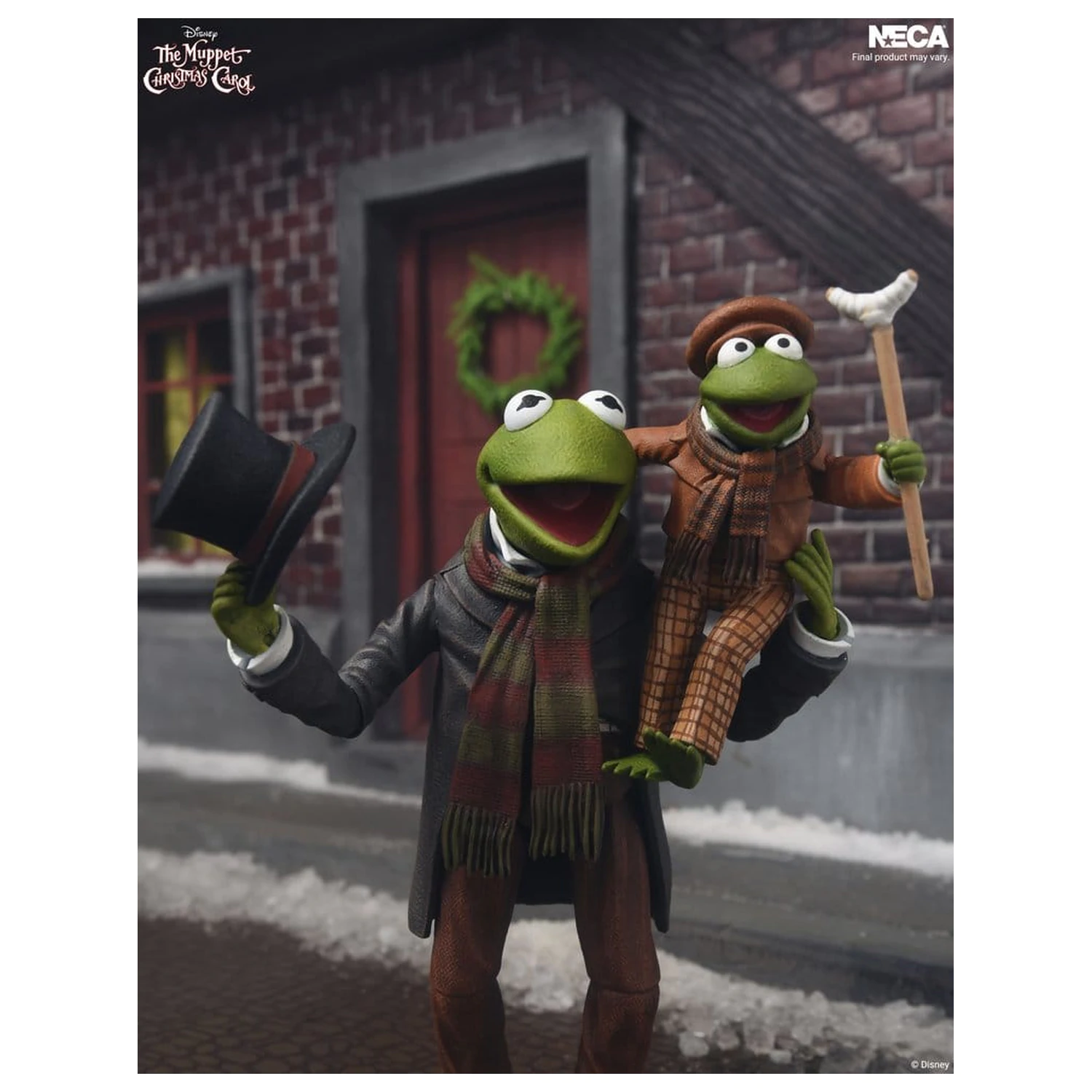 The Muppet Christmas Carol Ultimate Kermit as Bob Cratchit & Robin as Tiny Tim 2 db-os akciófigura csomag 18 cm termékfotó