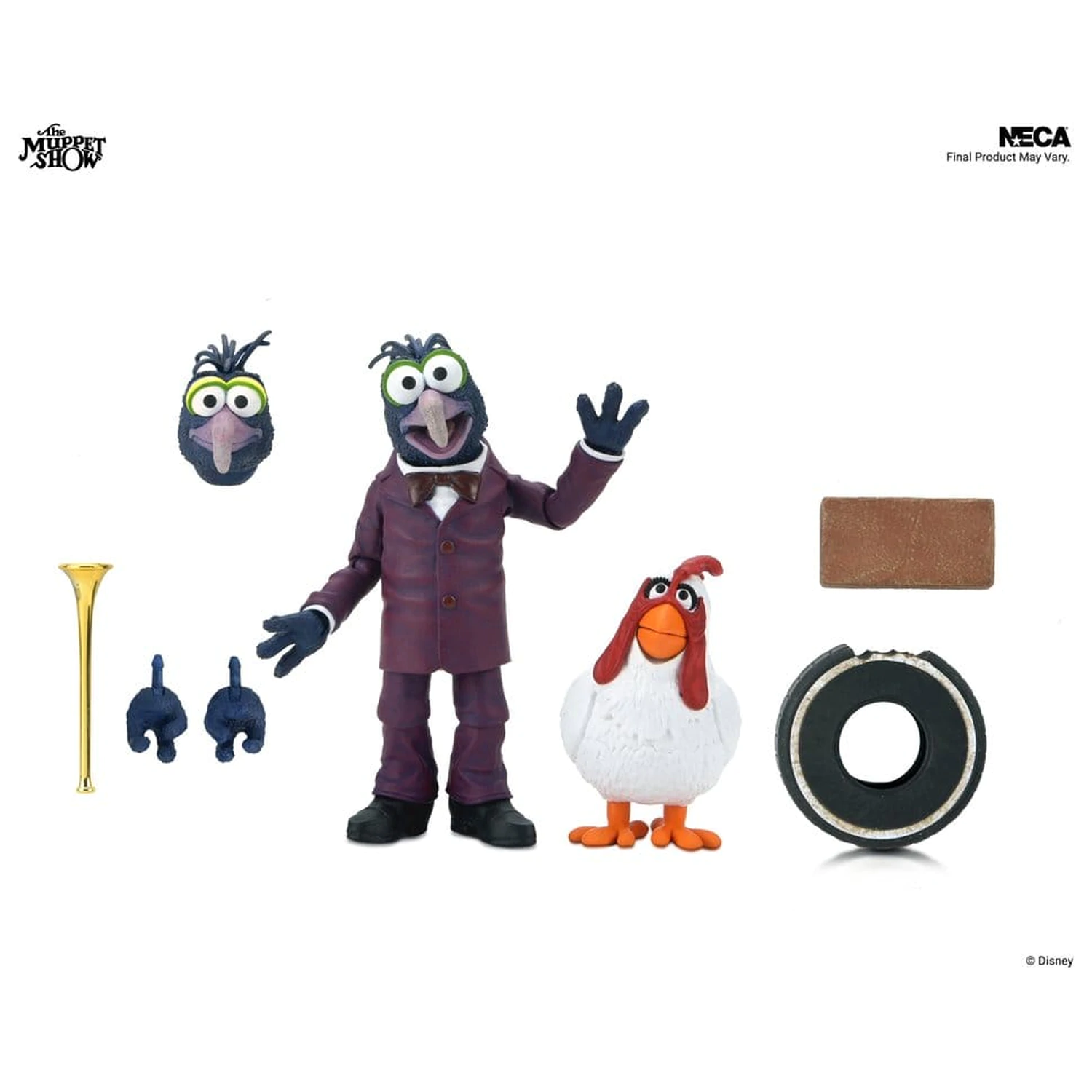 The Muppets Ultimate akciófigura Gonzo with Camilla 18 cm termékfotó