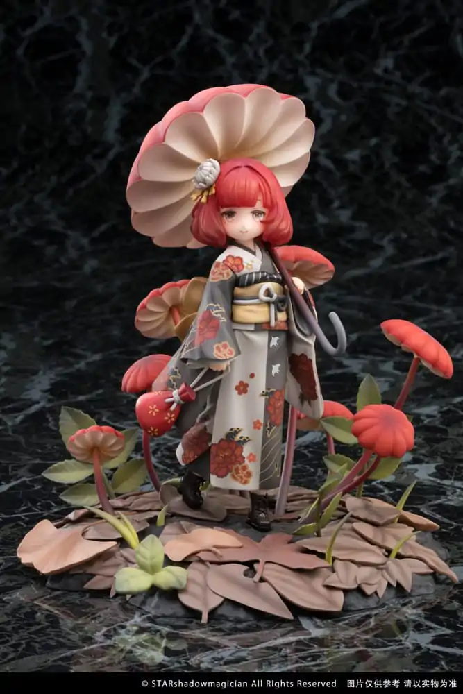 The Mushroom Girls 1/1 No.6 Marasmius Haematocephalus PVC szobor figura 23 cm termékfotó