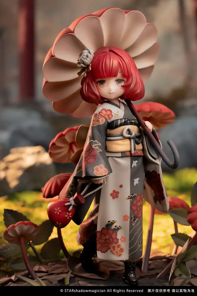 The Mushroom Girls 1/1 No.6 Marasmius Haematocephalus PVC szobor figura 23 cm termékfotó