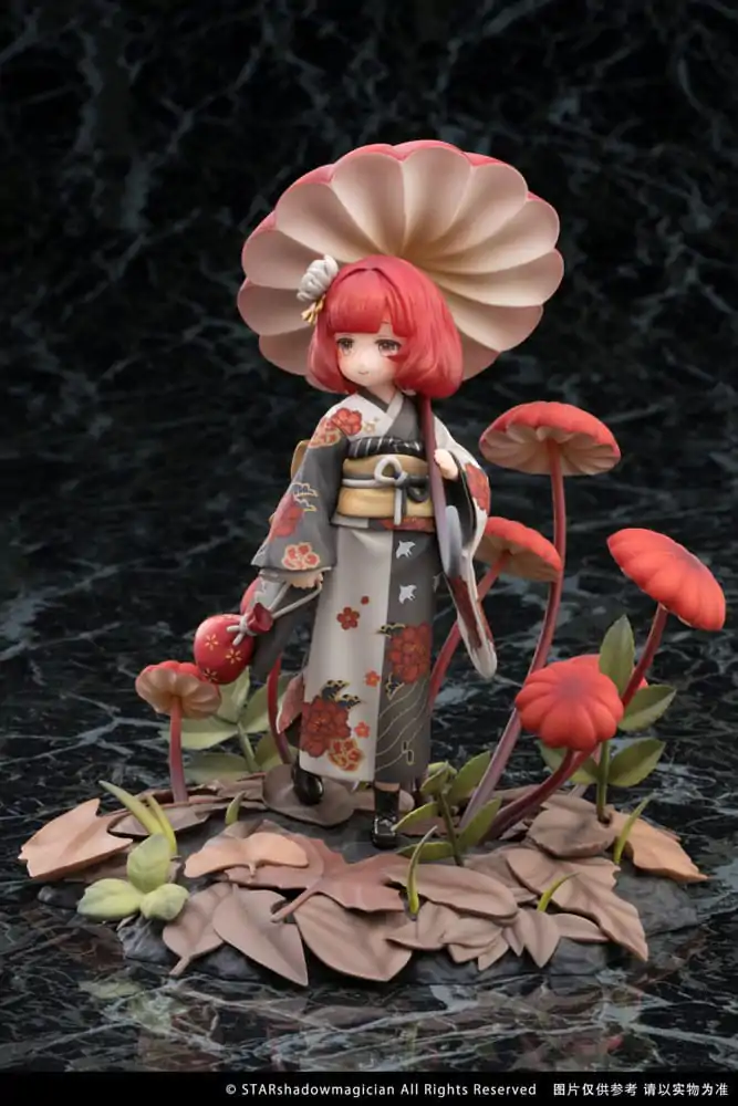 The Mushroom Girls 1/1 No.6 Marasmius Haematocephalus PVC szobor figura 23 cm termékfotó